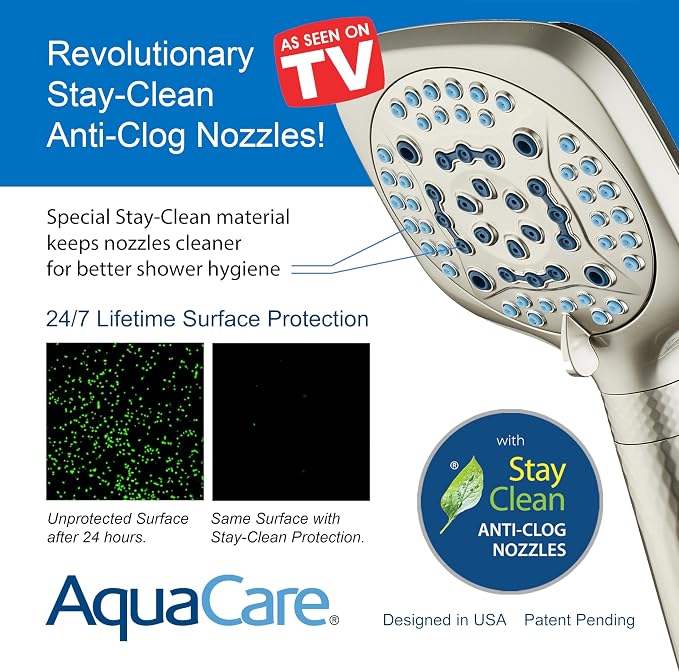AquaCare 4X High Pressure 10 Spray Mode Filtered Showerhead - Image 8