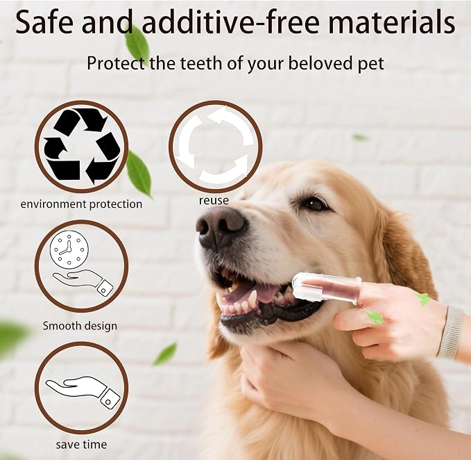 6PCS Pet Grooming Gloves |Pet Bath Brush|Pet Washing Gloves|Dog Bath - Image 3