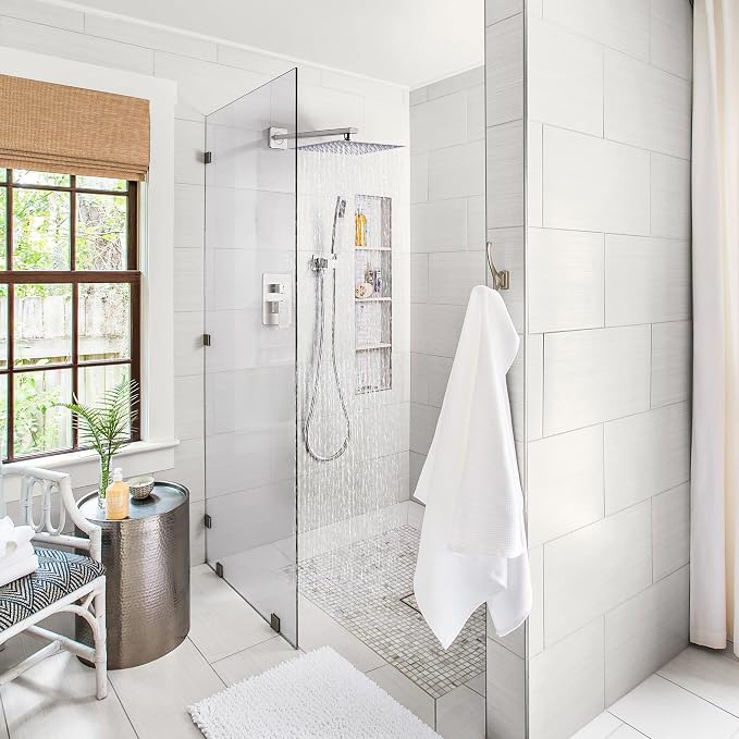 Shower Faucet Set, Rainfall Shower System Complete Wall Mounted - Image 3
