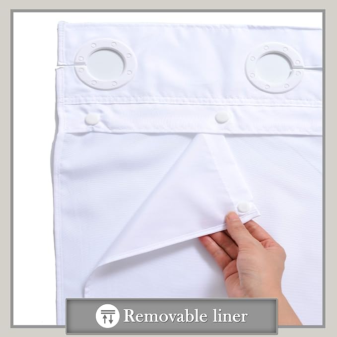 Conbo Mio No Hook Shower Curtain - Image 4