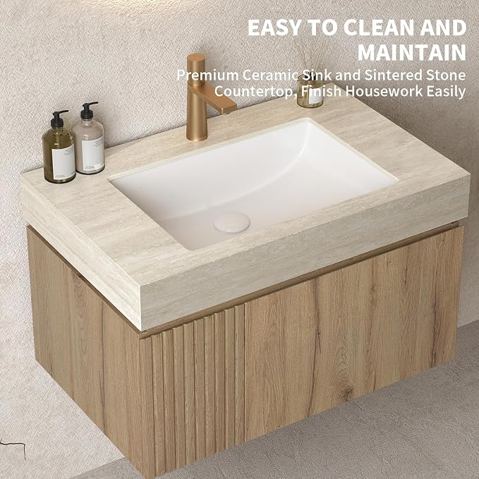 LKTART Floating 30 Inch Bathroom Vanity - Image 3
