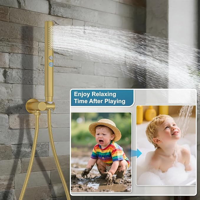 Shower System Shower Faucet Set Rainfall Shower Set - Image 5