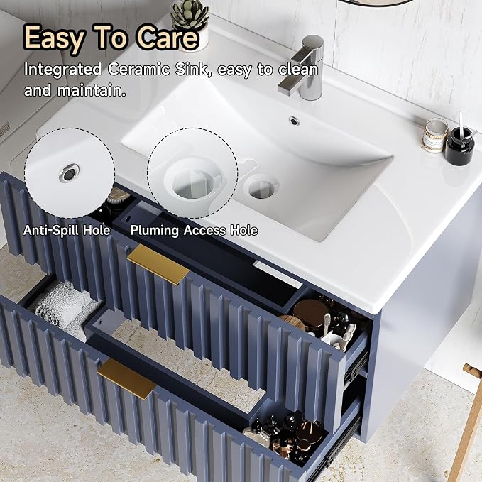 ONBRILL 30 Inch Bathroom Vanity - Image 5