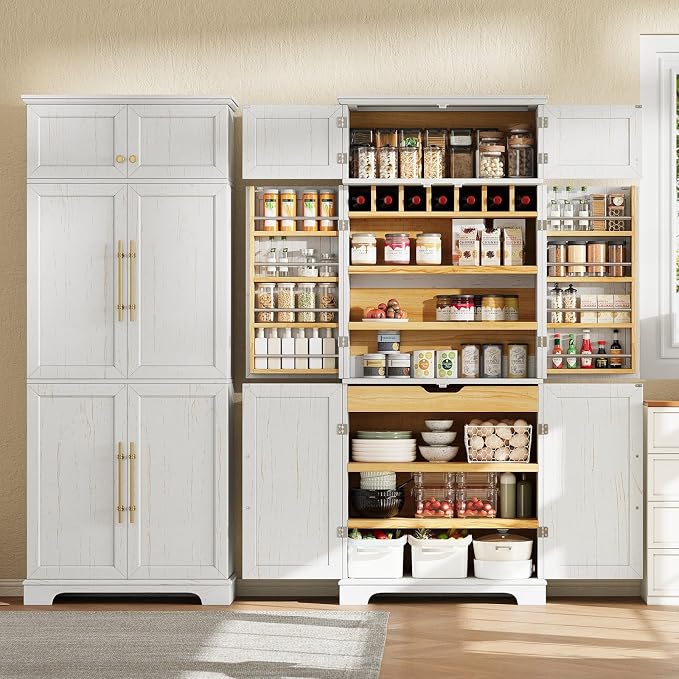 78.2" Tall Kitchen Pantry Cabinet - Image 8