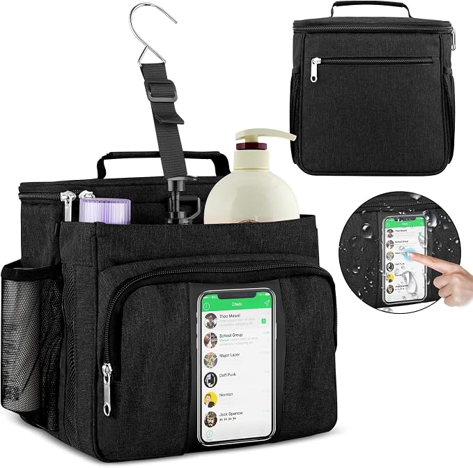 Bukere Shower Caddy Tote Bag, Portable Shower Caddy by Bukere