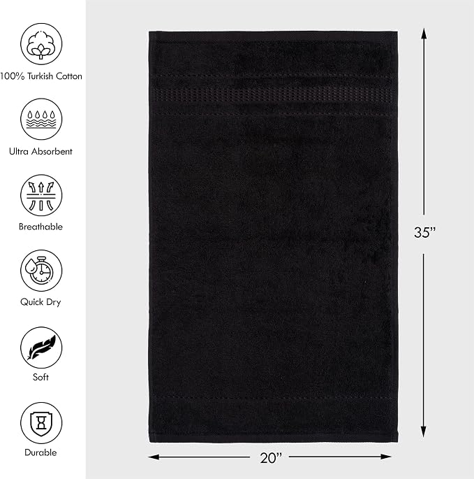 Melissa Linen, 2 Piece Hand Towel Set, 100% Turkish Cotton Face Hand Towels - Image 2