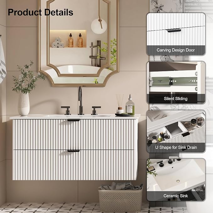 36" Bathroom Vanity Cabinet - Image 4