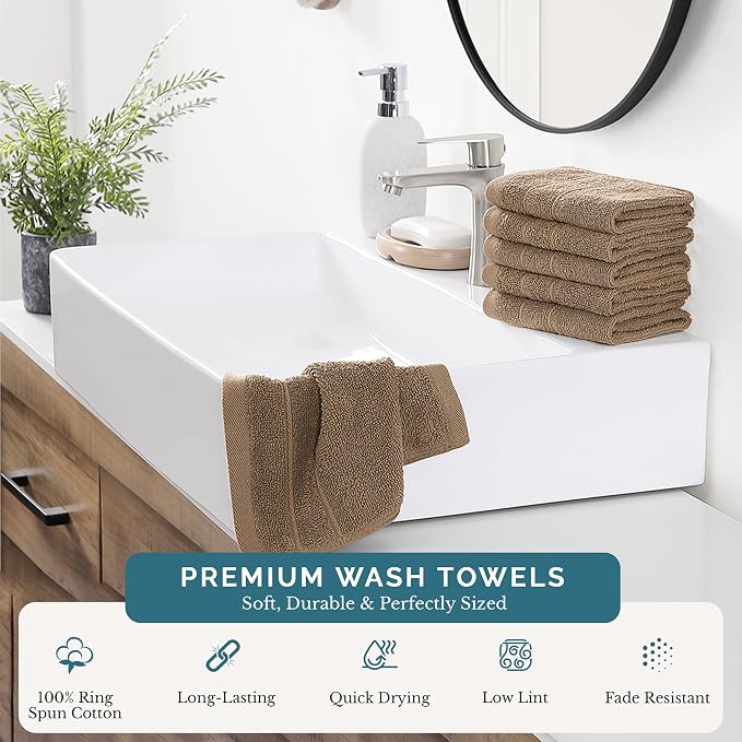 Casa Platino Washcloths 6 Pack - Image 2
