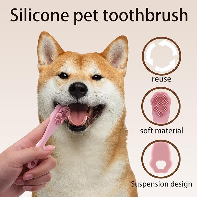 6PCS Pet Grooming Gloves |Pet Bath Brush|Pet Washing Gloves|Dog Bath - Image 4