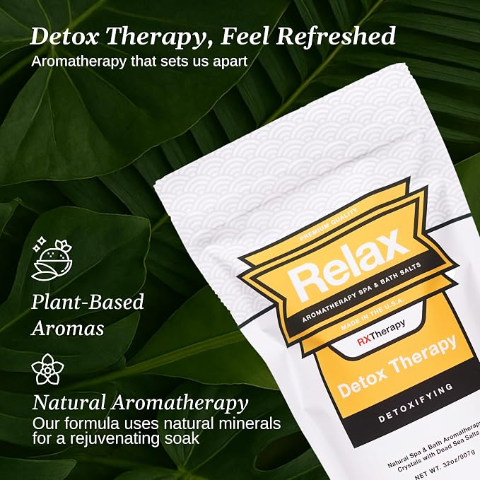 Relax Spa & Bath, Epsom & Dead Sea Salts, Aromatherapy Bath Salts - Image 4