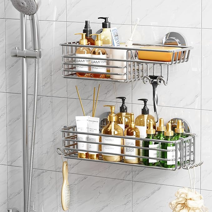 TAILI Shower Caddy Suction Cup 2 Pack - Image 9
