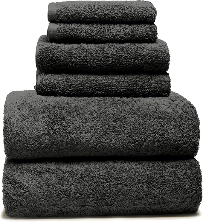 Italic Ultraplush 100% Australian Cotton Towels Standard 6 Piece Set, 2 Bath by Italic