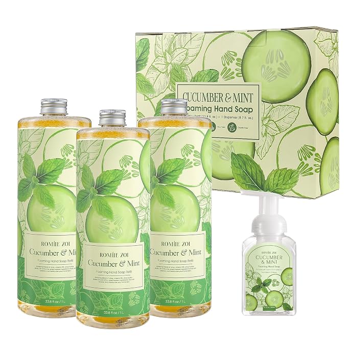 ROMIIE ZOI Foaming Hand Soap Refill Gift Set – 3 Pack by ROMIIEZOI