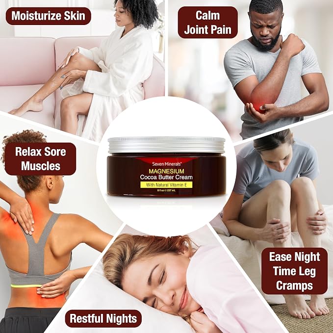 Seven Minerals, Natural Magnesium Cream - Image 2