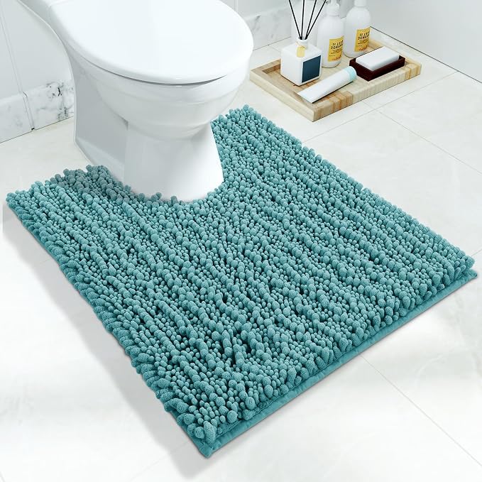 Yimobra Toilet Rug U Shaped Washable 24x20 Inch by Yimobra