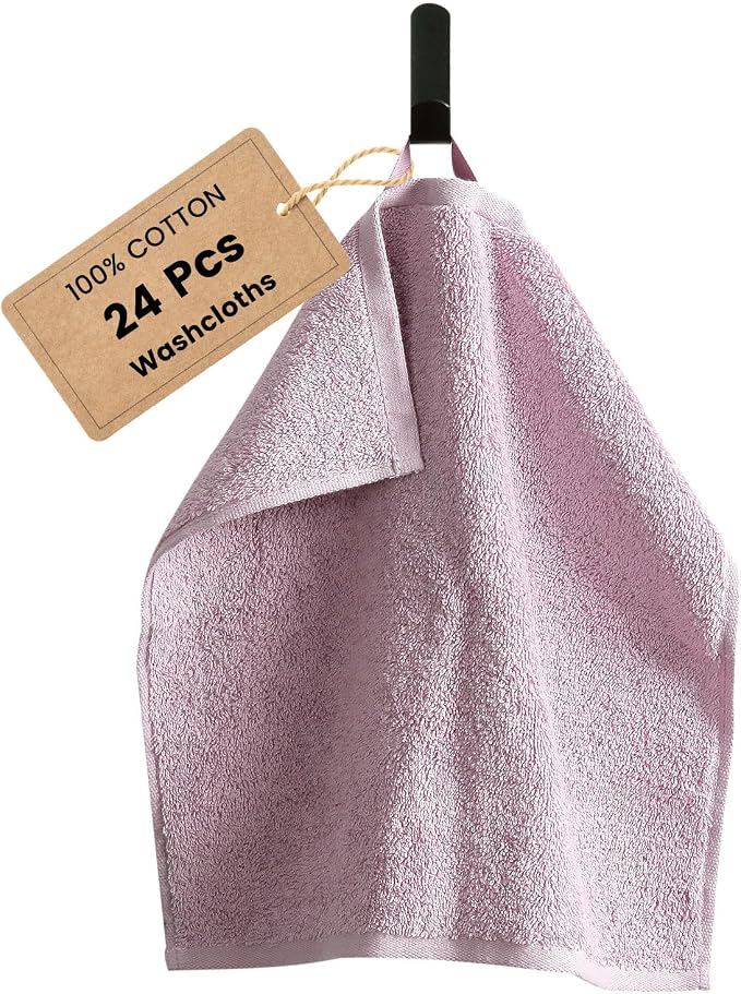 SEMAXE 100% Cotton Washcloths for Bathroom by SEMAXE