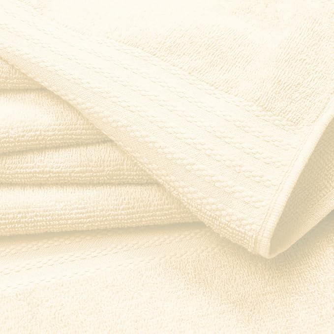 GLAMBURG Ultra Soft 6-Piece Hand Towel Set 16x28-100% Ringspun Cotton - Image 2