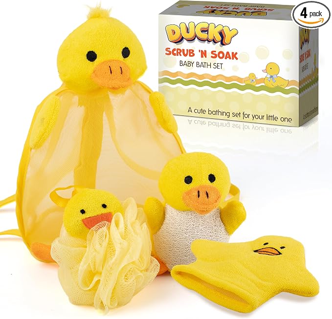 Ducky Scrub 'N Soak Baby Loofah by Unknown