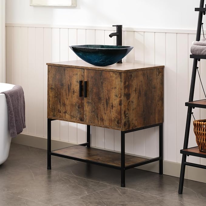 UEV Rustic Brown 30" Bathroom Vanity - Image 6