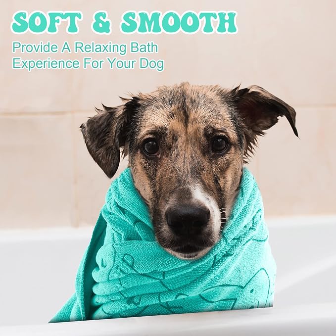 Peryiter 8 Pcs Dog Drying Towels Bulk 55'' x 28'' Pet Grooming Absorbent - Image 5