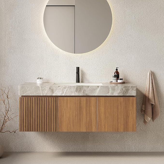 LKTART Floating 48 Inch Bathroom Vanity by LKTART