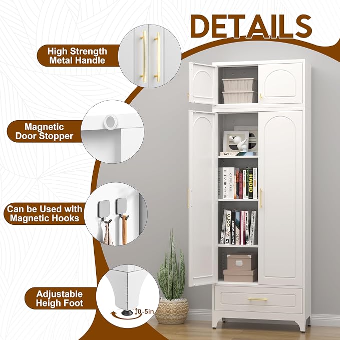 90" Pantry Kitchen Cabinet - Image 4