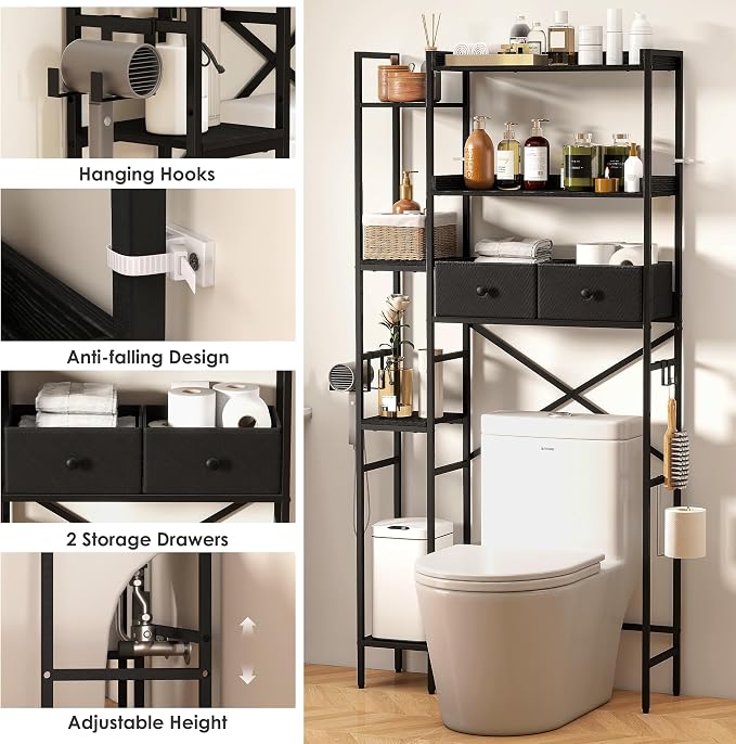 Over The Toilet Storage Cabinet - Image 4