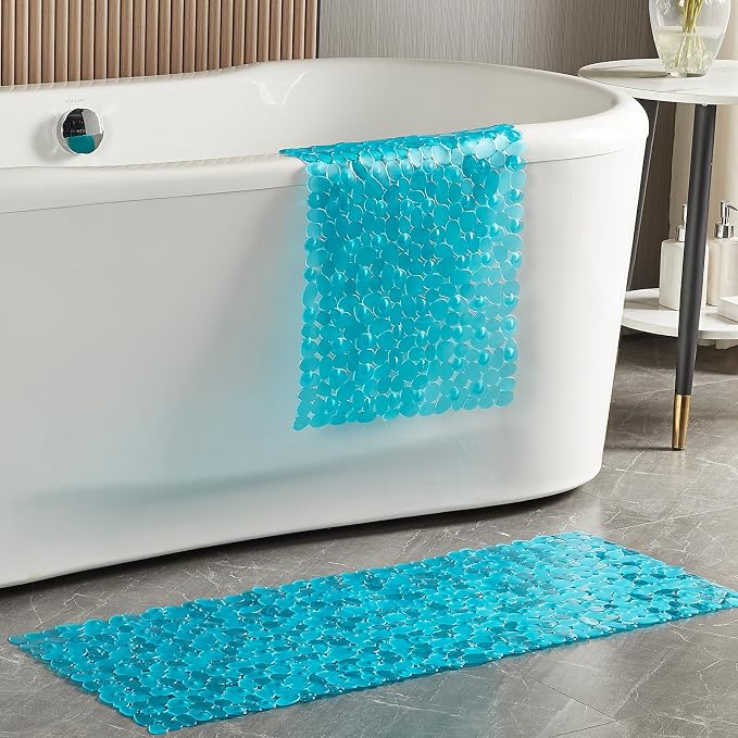 Bath Shower Mat Non Slip: Extra Large Pebble Bathtub mat - Image 3