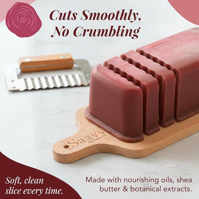 Saavy Naturals Soap Bar Patchouli Rose - Image 4