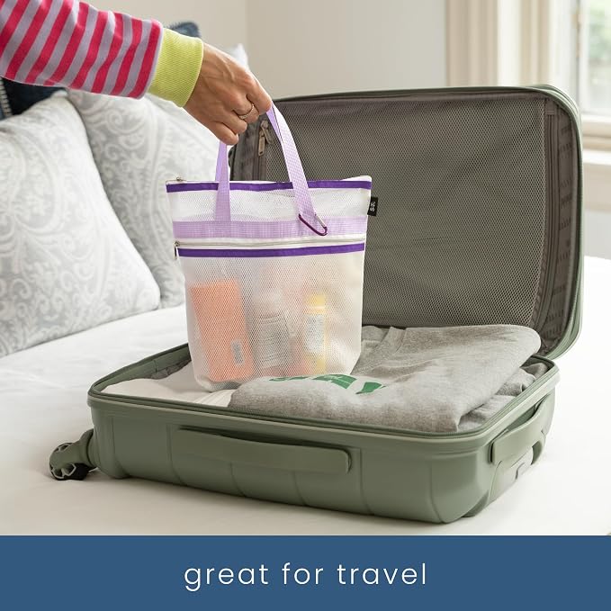 S&T INC. Mesh Shower Caddy, Shower Bag - Image 6
