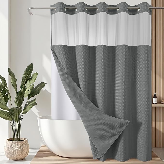 VANZAVANZU Hookless Shower Curtain by VANZAVANZU