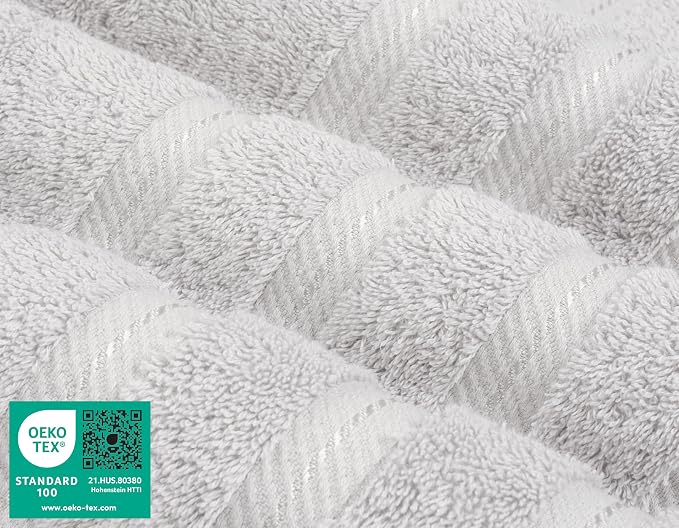 American Soft Linen Luxury 6 Piece Towel Set, 2 Bath Towels 2 Hand Towel 2 - Image 4