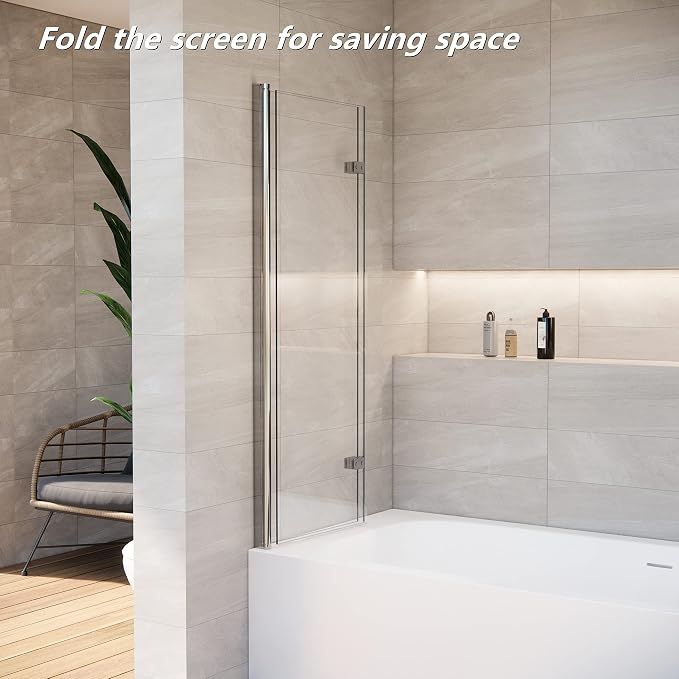 36 * 55 Inch Bathtub Shower Door, Bathroom Door - Image 3