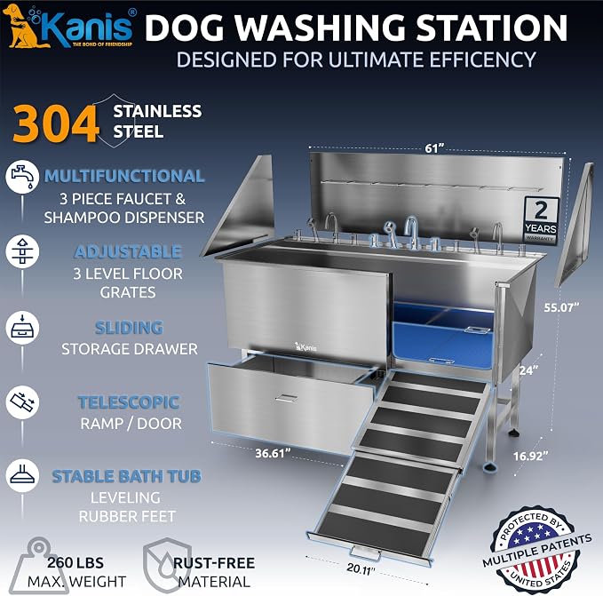 KANIS Professional Dog Washing Station - Image 2
