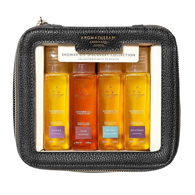 Aromatherapy Associates Mini Shower Oil Travel & Discovery Collection. 4 by AromatherapyAssociates