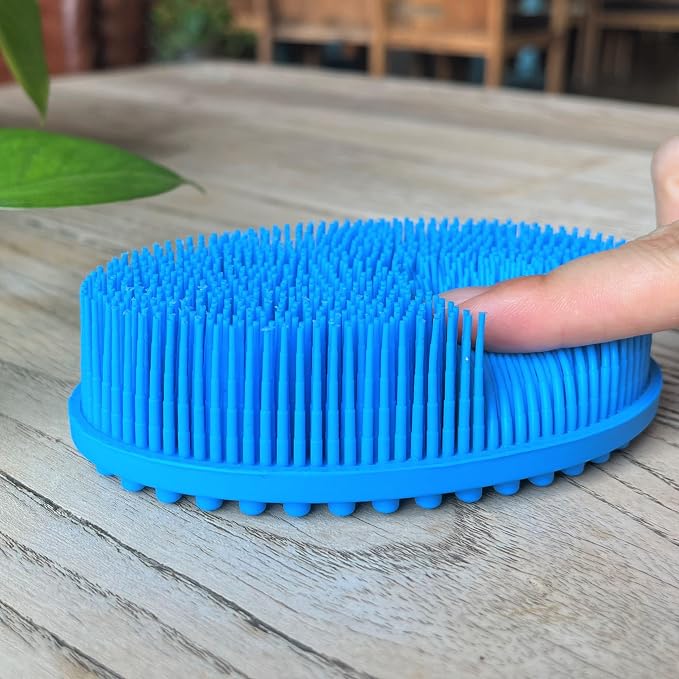 Premium Sensory Brush for Kids or Autism, Soft Silicone Body Scrubber, 2 in 1 - Image 3