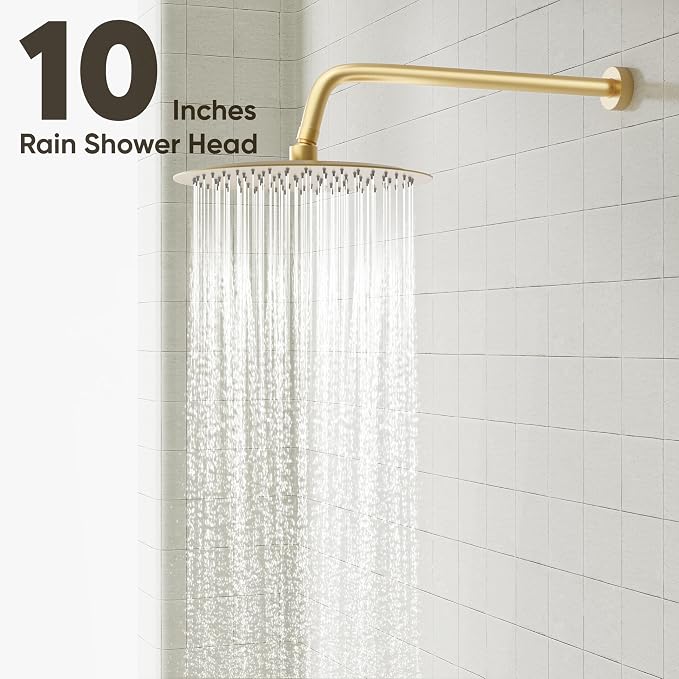 Gabrylly Gold Shower Head System, Shower Faucet Set - Image 4