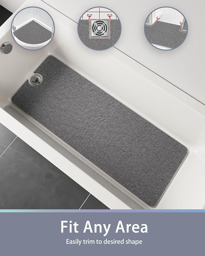 Non Slip Shower Mats for Inside Shower, 16x24 Inch, Anti-Slip Bathtub Mats for - Image 7