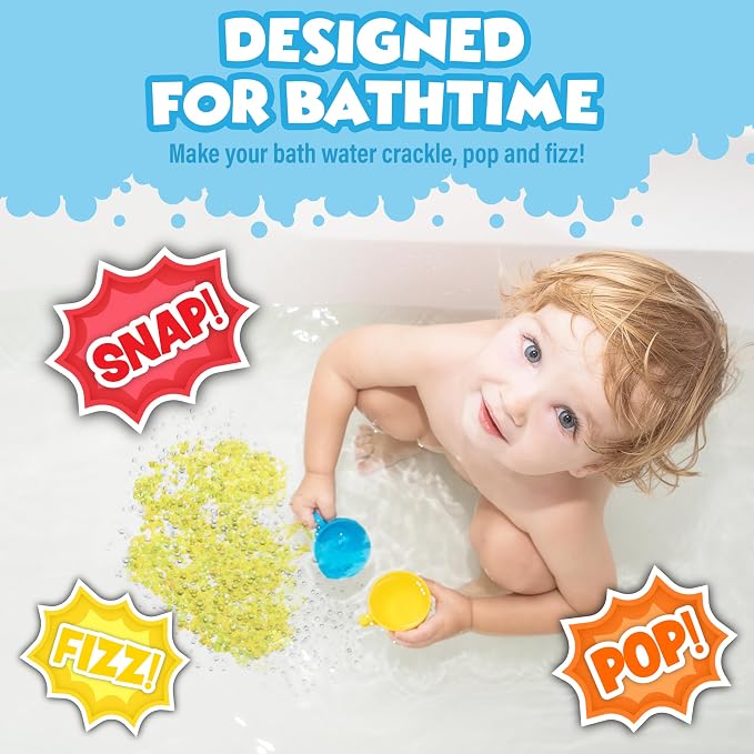 Tub Works® Bath Crackles Bath Toy, Variety 12 Pack | Nontoxic & Fragrance-Free - Image 3