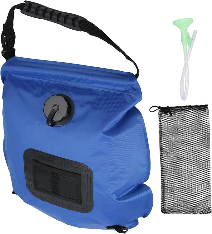 Outdoor 20L Solar Power Shower Bag, Camping Portable Sun Heated Bath Bag by Unknown