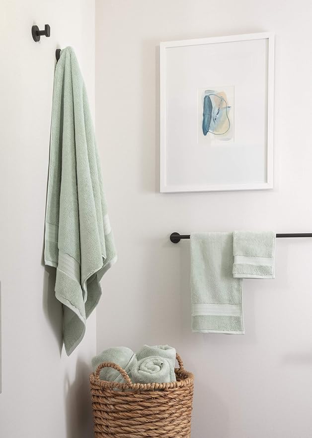 Fabdreams 100% Organic Cotton Bath Towel Set of 6 700 GSM Hotel Premium Plush - Image 2