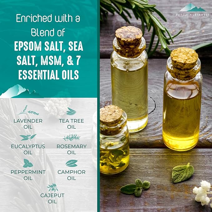 Epsom Salt Tea Tree Foot Soak-Toenail Repair, Softens Thick Calluses & Corns - Image 5