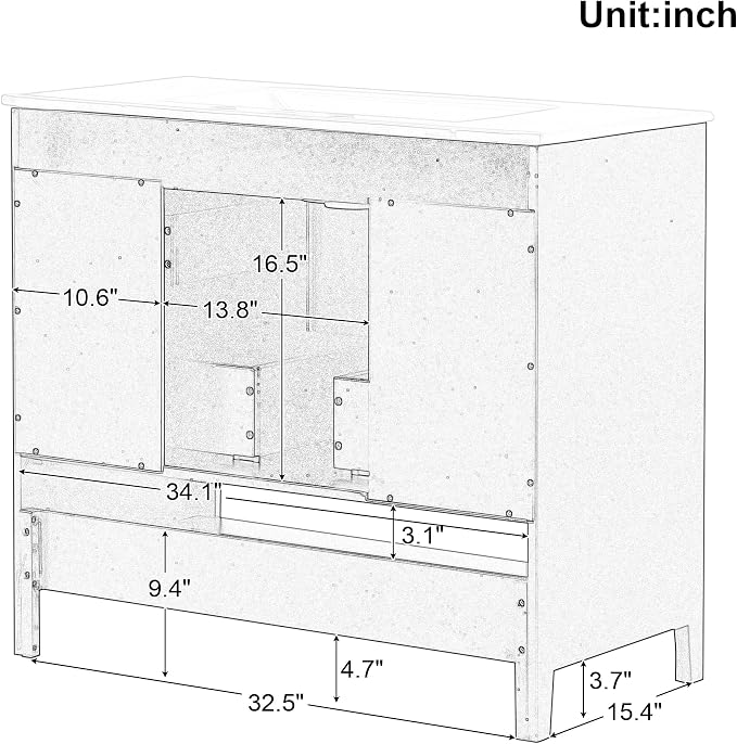 Favfurish 36" Bathroom Vanity - Image 8