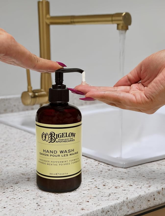 C.O. Bigelow Lavender Peppermint Hand Wash, Moisturizing Hand Soap, Scented - Image 4