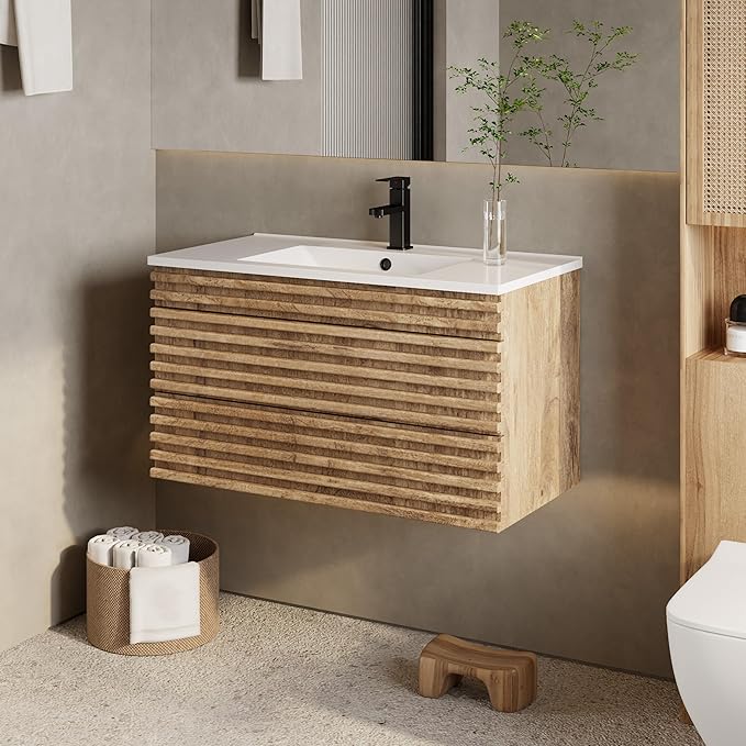 eclife 36" Floating Bathroom Vanity - Image 3