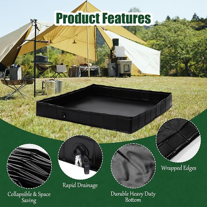 Camping Shower Tent Floor Base | Shower Base | Sshower Tent Basse - Image 3