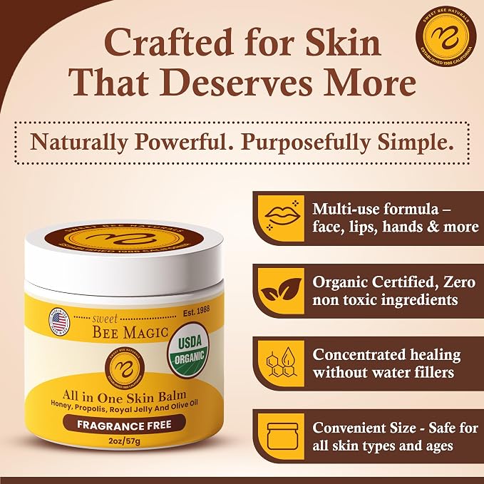 Sweet Bee Magic All In One Healing Organic Balm - Image 2