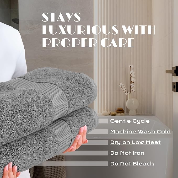 Luxury Soft Bath Sheet Towels Set - Image 6