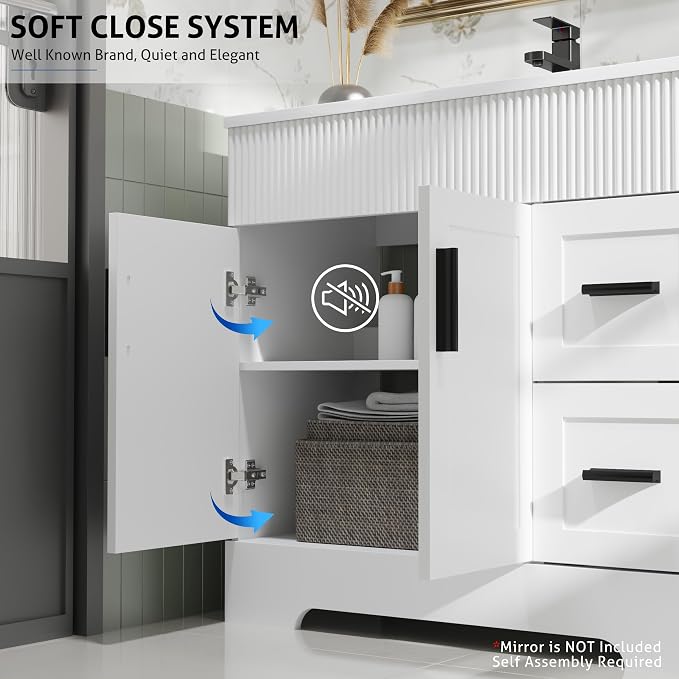 eclife 36" Bathroom Vanities Sink Combo - Image 6