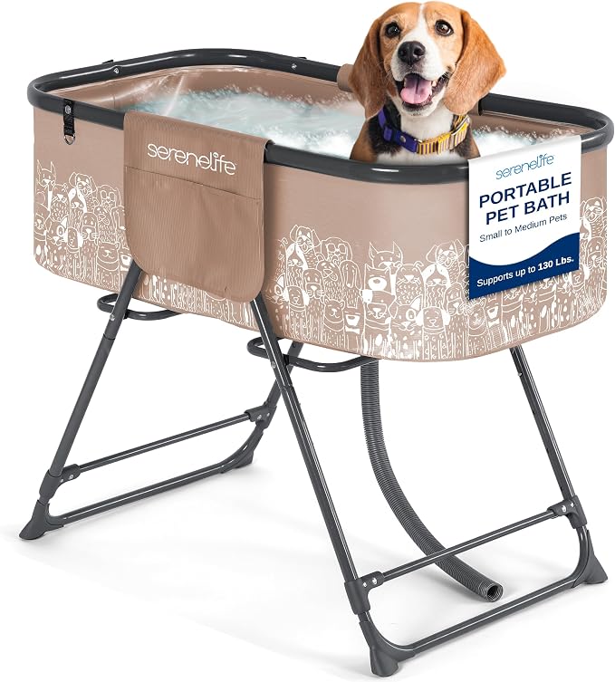 SereneLife Foldable Dog Bath Tub by SereneLife